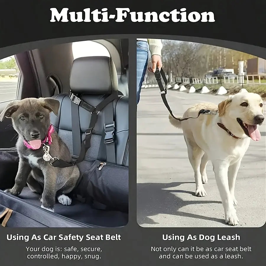 Pawzseek Car SUV Suitable for 1Pc Dog Seat Belt, Used for Vehicle Safety, Pet Car Rope Safety Rope, Seat Belt for Dogs in the Car, Dog Seat Belt Buckle, Dog Car Seat Belt Harness Straps Christmas Gift